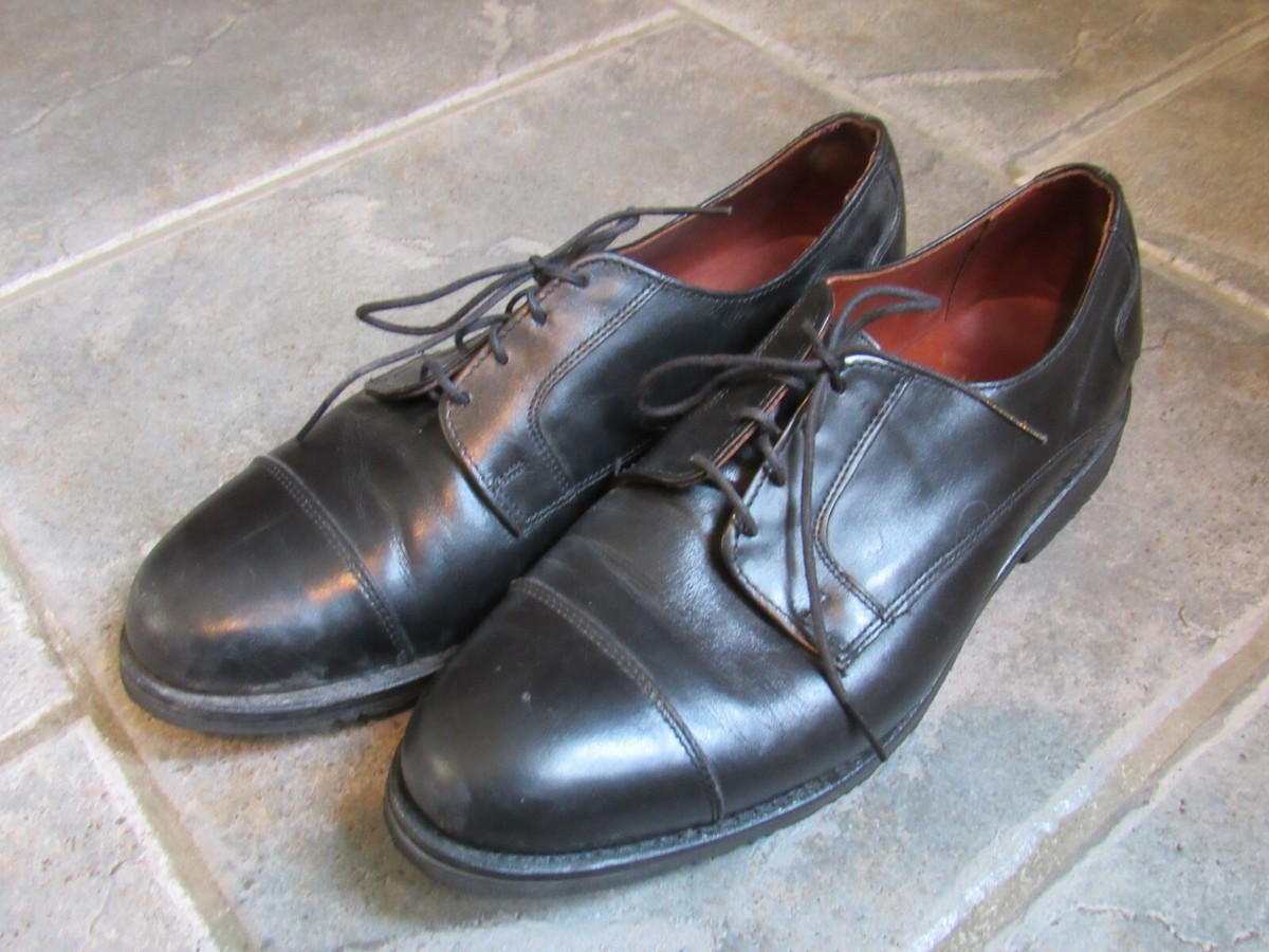 ALLEN EDMONDS Memphis black cap-toe shoes 12 D Allen Edmonds Reserve Men main image 4