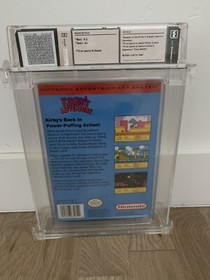 1993 Kirby&rsquo;s Adventure Nintendo NES Sealed Graded WATA 9.2 A+ Seal
