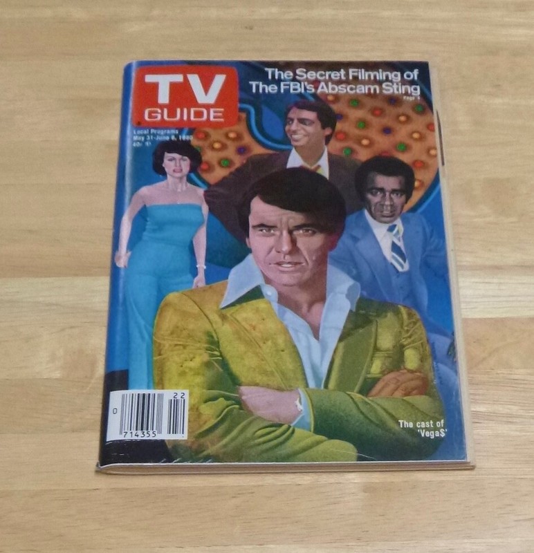TV Guide May 31-June 6 1980  VEGA$ Cast Cover New Hampshire Edition