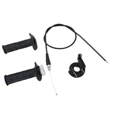 New Throttle Hand Grips Grip Cable Clamp for Mini Baja Mb165 Mb200 5.5hp 196cc