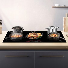 Electric Cooktop Built-in 5 Burner Electric Stove Top Touch Control 240V
