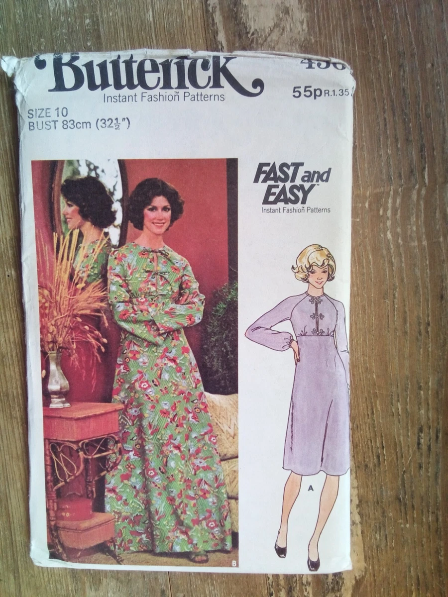 chinese dress ladies McCall's 8406 sewing pattern Misses' Dress with Sleeve and Hemline  Variations  jaycotts.co.uk
