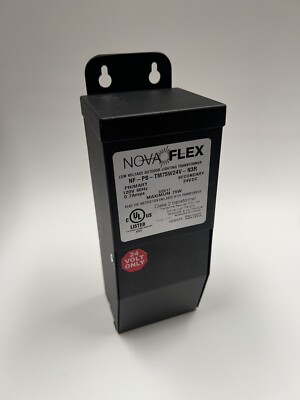 NF-PS-TM75W24V-N3R Nova Flex 75W  120V 24V Low Voltage Lighting Transformer