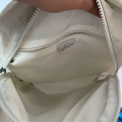 EUC Kipling Lovebug Travel Small Backpack Polyamide Milky  display picture 2