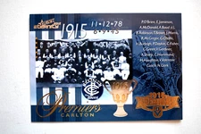 2012 SELECT ETERNITY AFL *PREMIERSHIP COMMEMORATIVE* PC80 CARLTON 1915