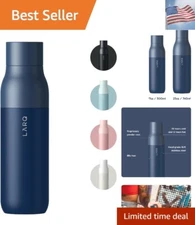 Bottle 25 oz - Insulated Stainless Steel Water Bottle | Thermos, BPA Free | R...