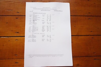 1953 Fascimilie Mirfield Railway Passenger Engine Workings Central Division