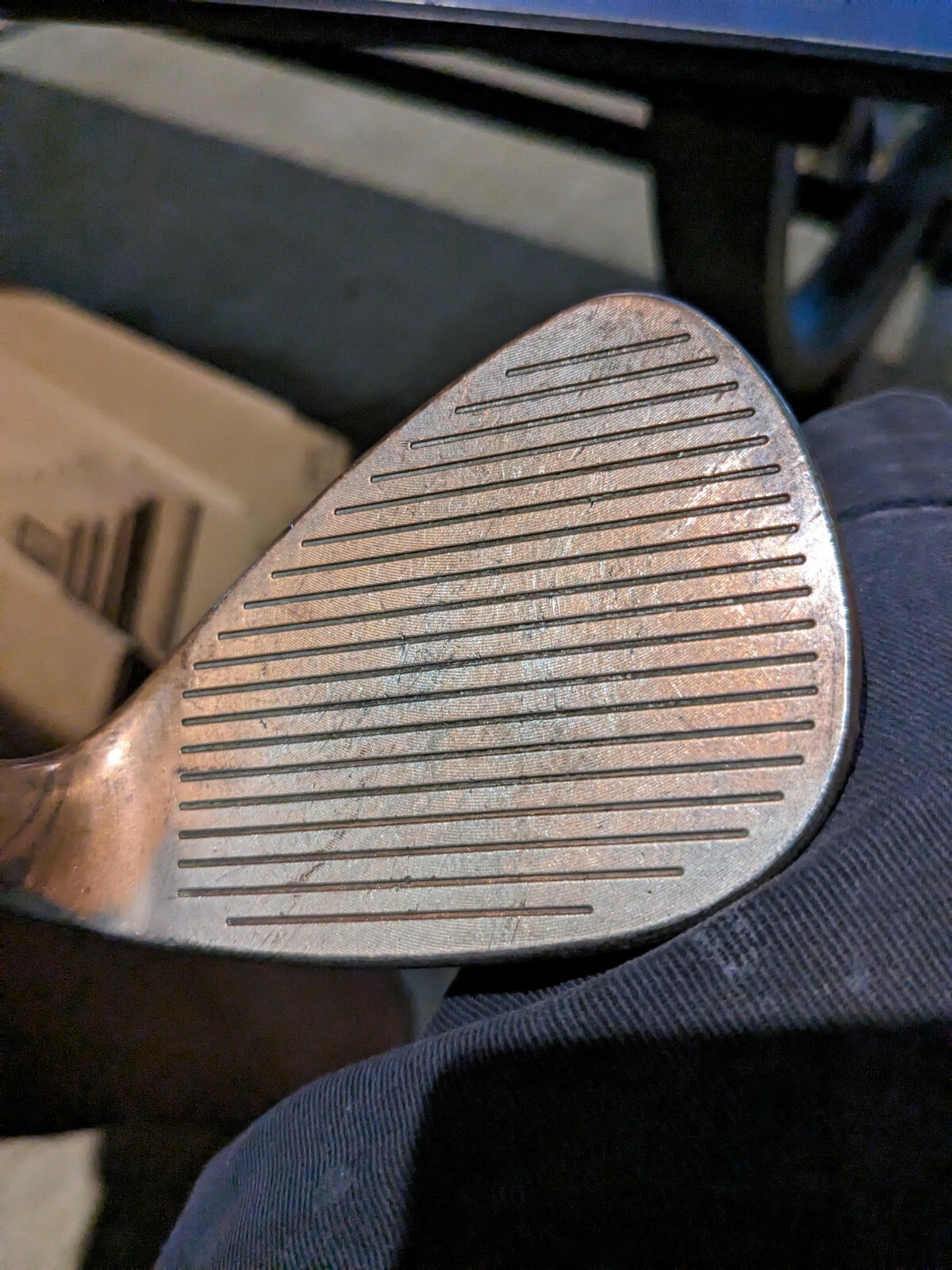 left TaylorMade Hi-toe wedge set.54,58