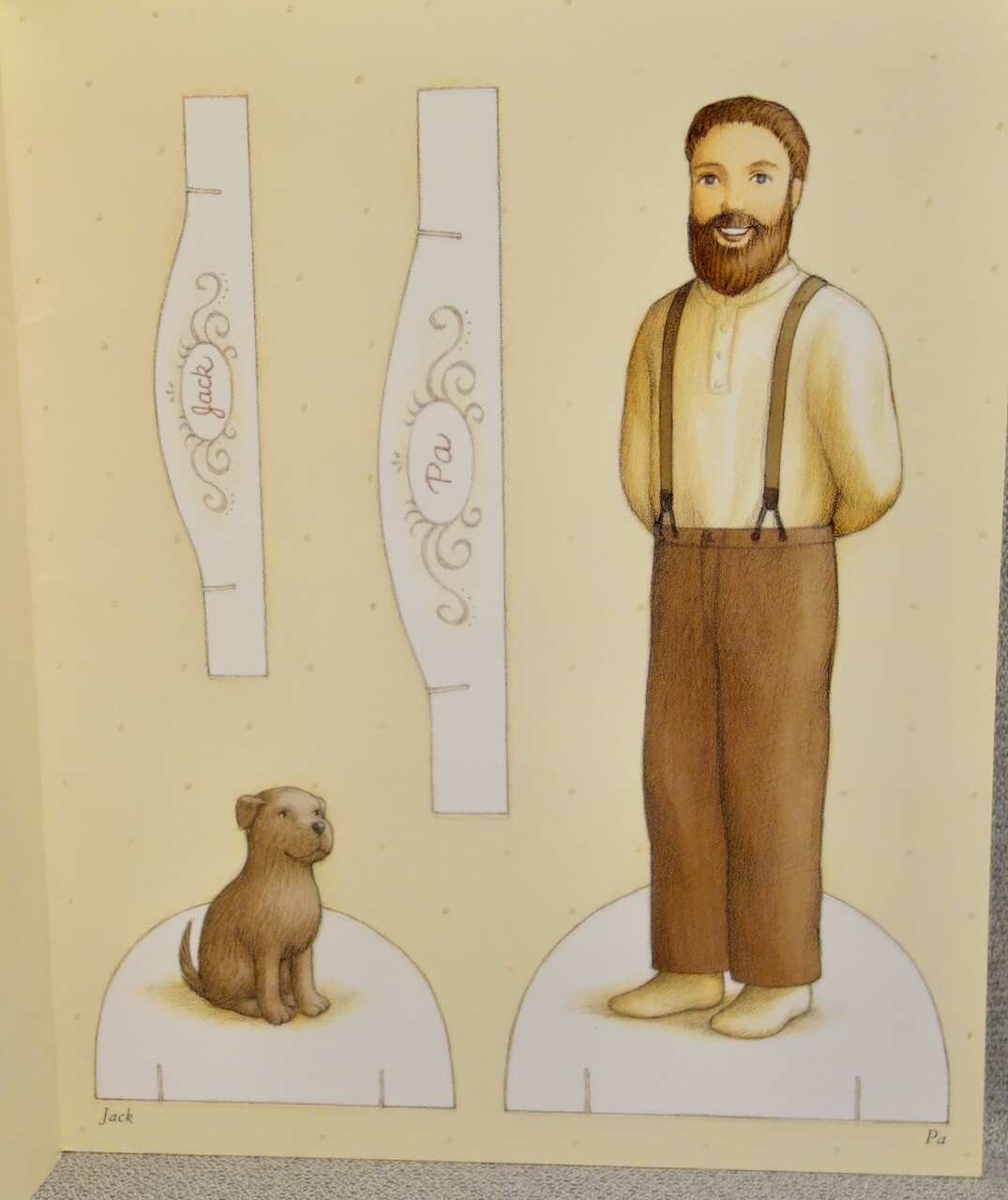 little house on the prairie paper dolls