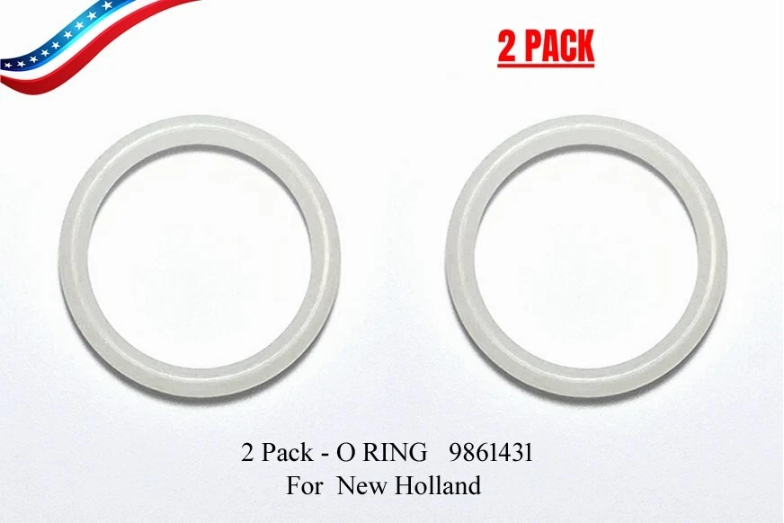 DIRECT FIT AFTER-MARKET REPLACEMENT 2 Pack - Replacement for Part # 9861431 O-Ring for New Holland / Polyurethane