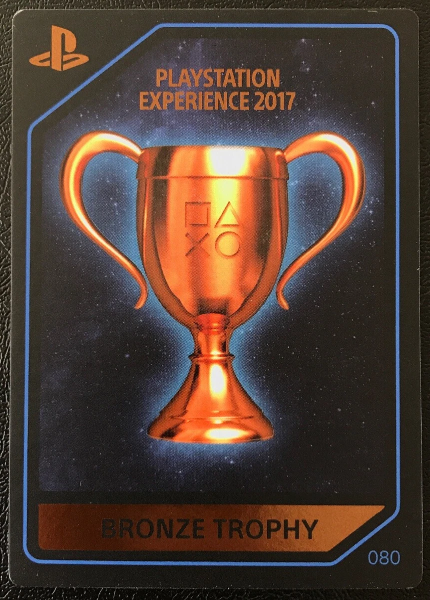 PlayStation Experience PSX 2017 Bronze Trophy 080 Near Mint Card