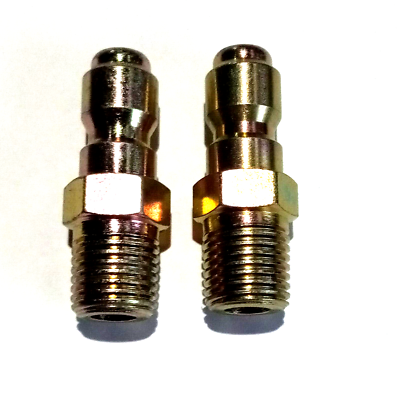 #ad 2 Legacy 8.707 139.0 Pressure Washer Hose Quick Coupler Plugs 1 4 NPT $4.40