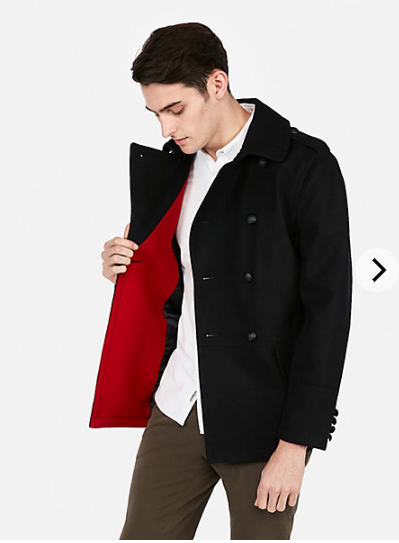 Water Resistant Peacoat Factory Sale 