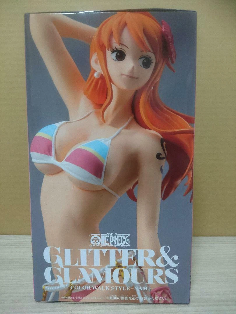 Figurine One Piece Nami Banpresto One Piece GLITTER GLAMOURS WALK NAMI Figure Figurine 25cm rare ver. | eBay