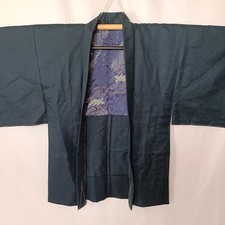 Vintage Men's Kimono Haori Jacket People of the Edo period samurai style 0043