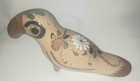  Tonala Toucan Mexican Folk Art Hand Painted Pottery Bird Signed Vintage — photo 3