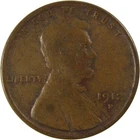 1912 D Lincoln Wheat Cent AG About Good Penny 1c Coin SKU:I26283