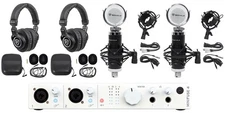 Arturia Minifuse 4 White 4x4 USB MIDI Audio Interface+(2) Mics+(2) Headphones