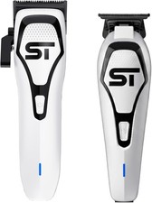 Supreme Trimmer Darkstar72 Clipper Trimmer Set w Magnetic Vector Motor White