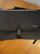Skip Hop Black Portable Baby Diaper Changing Station Travel Foldable Wipeable