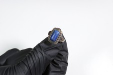 Vintage 925 Stamped Sterling Silver Lapis Lazuli Ring Size 7