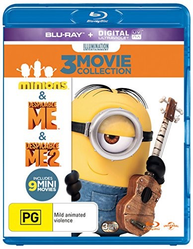 Minions / Despicable Me / Despicable Me 2 3 Discs NON-USA Format (Blu ...