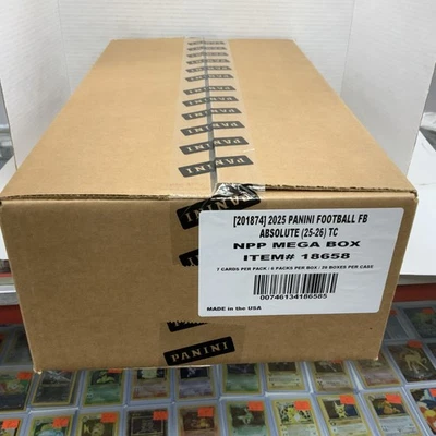 2025 Panini Football Absolute Mega Factory Sealed Case Of 20 Boxes
