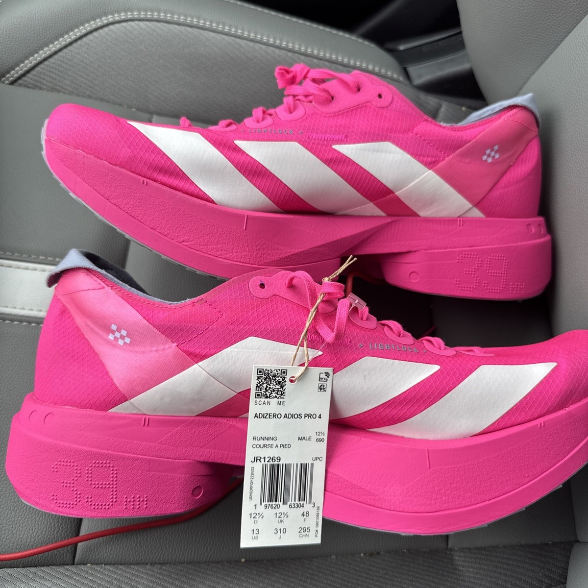 Size 13 - adidas Adizero Adios Pro 4 M Shock Pink | eBay