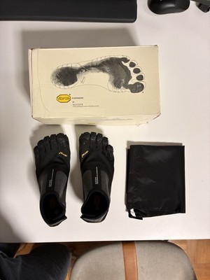 Original Vibram Suicoke FiveFingers Nin-Lo 41 Black Barefoot Shoes Low-Cut