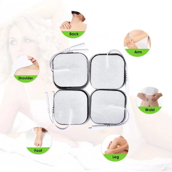20PCS Tens Machine Self-Adhesive Reusable Replacement Electrode Massager Pads F - Image 3 of 4