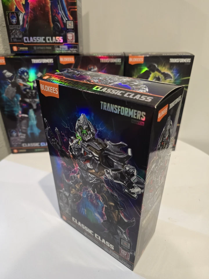 NUEVO 5 Blokees Transformers Clase Clásica OPTIMUS MIRAGE SCOURGE MEGATRON PRIMAL Foto 2 de 4
