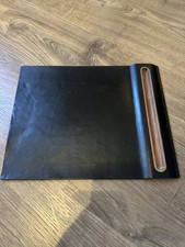 Grovemade Leather And Walnut Mouse Pad With Pen Holder
