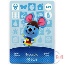Carte Amiibo Animal Crossing 149 Steven / Broccolo [EUR] Série 2 Near Mint