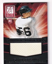 2015 Panini Elite Baseball Future Threads #28 Gary Brown