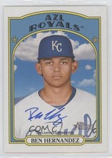 2021 Topps Heritage Minor League Edition Real One Ben Hernandez Auto 0pa7