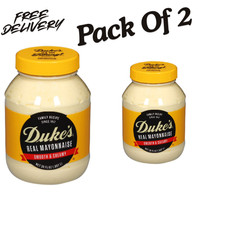 (2 pack) Dukes  Real Mayonnaise, 30 oz Jar, S...