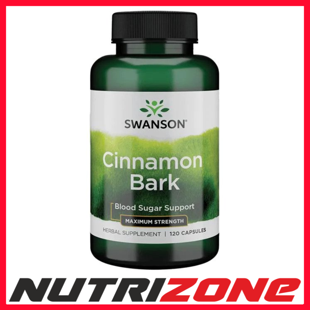 Swanson Cinnamon Bark, Maximum Strength - 120 caps