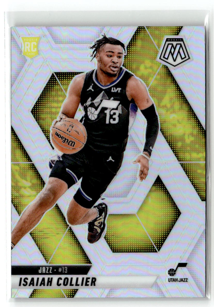 2024-25 Panini Mosaic #222 Isaiah Collier Silver