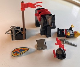 LEGO System, Black Knight with Instructions, Set 6009, 100% Complete, 1992