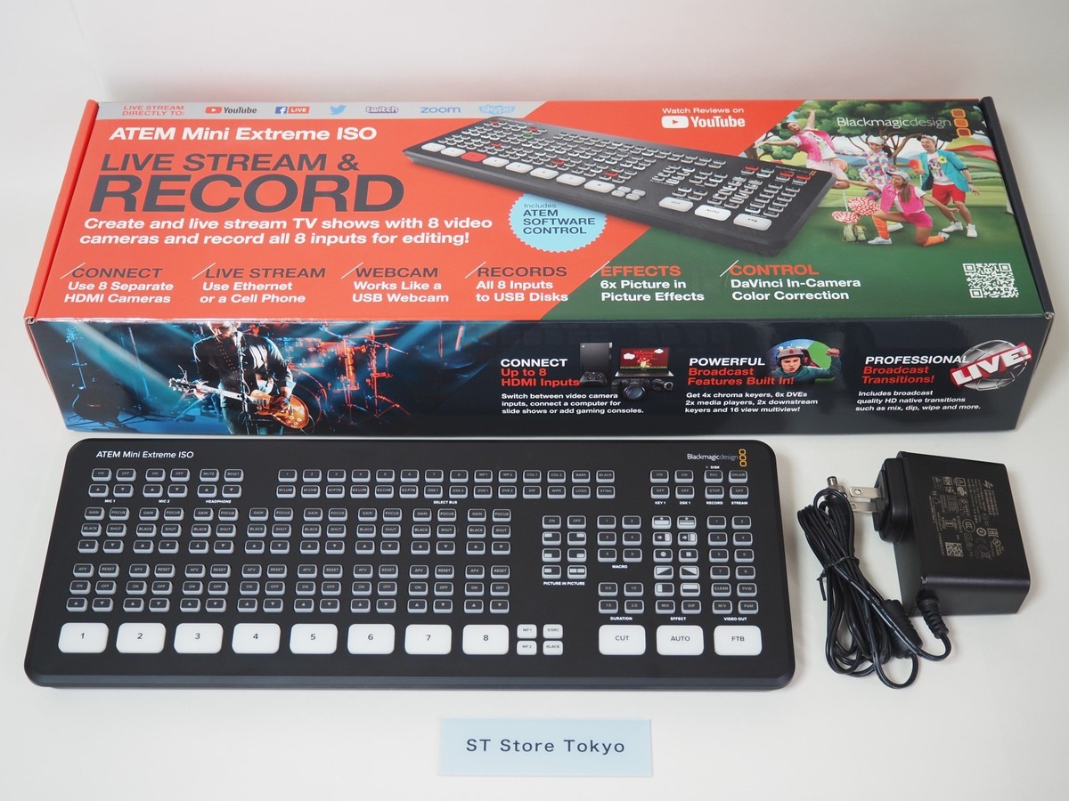EXC] Blackmagic Design ATEM Mini Extreme ISO Production Switcher