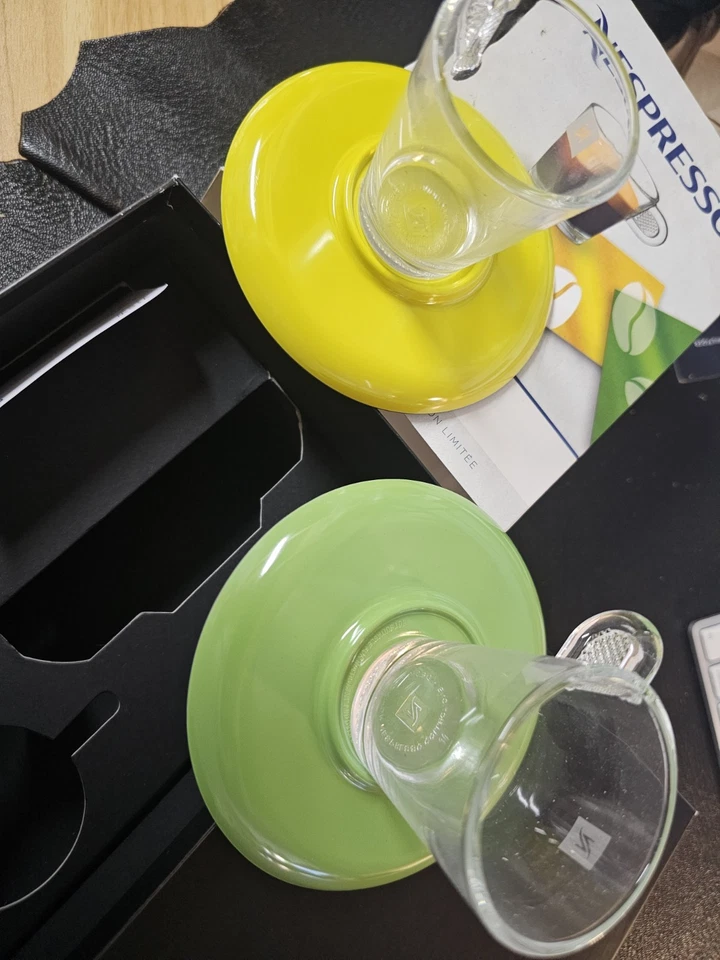 Nespresso View Espresso Tassen Set Limited Edition 2 Tassen 2 Untertassen NeuOVP - Bild 2 von 4