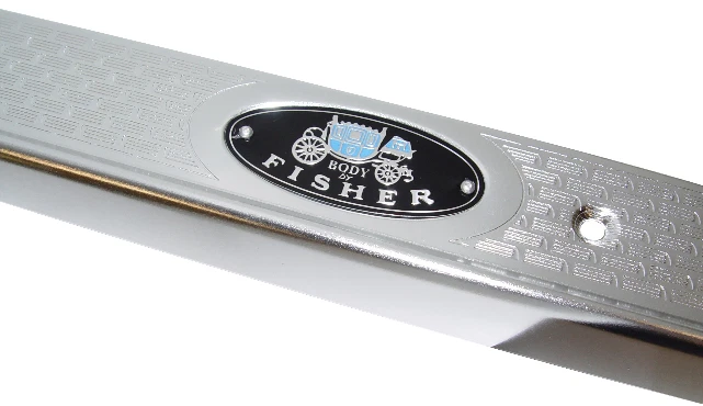 1958 CHEVROLET IMPALA BEL AIR FULLSIZE PASSENGER DOOR SILL PLATES ALL 2 DOOR  - Изображение 2 из 3