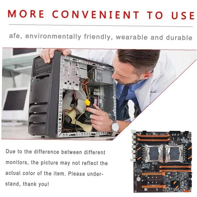 X99 Motherboard Set Dual CPU with E5 2680 V4 64GB DDR4 Ram 2400mhz M.2 Combo - Image 4 of 4