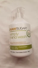 Raw Sugar Simply Hand Wash - Green Tea/Cucumber/Aloe Vera - 16.9 fl Oz