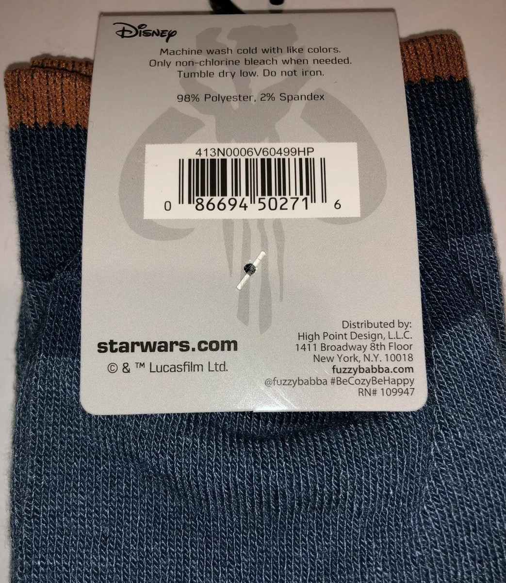 その他 M Star Wars The Mandalorian Crew Socks 1 Pair Men's 6.5-12