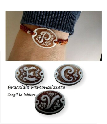 Bracciale per Donna in Argento 925 personalizzato di Cammeo con