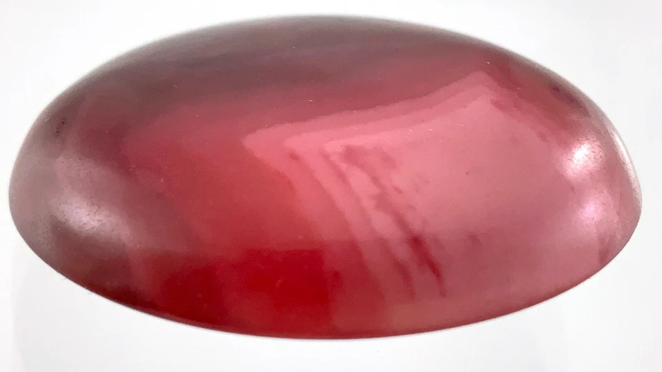 Vintage Molded Red Color Plastic Garment Button Size 1.25in Marble Pattern 936A - Image 3 of 4