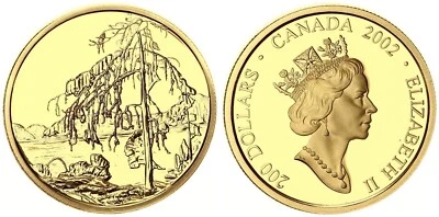 Kanada 200 Dollar Gold 2002 art as nature guide 1/2 Unze, Polierte Platte 127843 - Bild 1 von 4