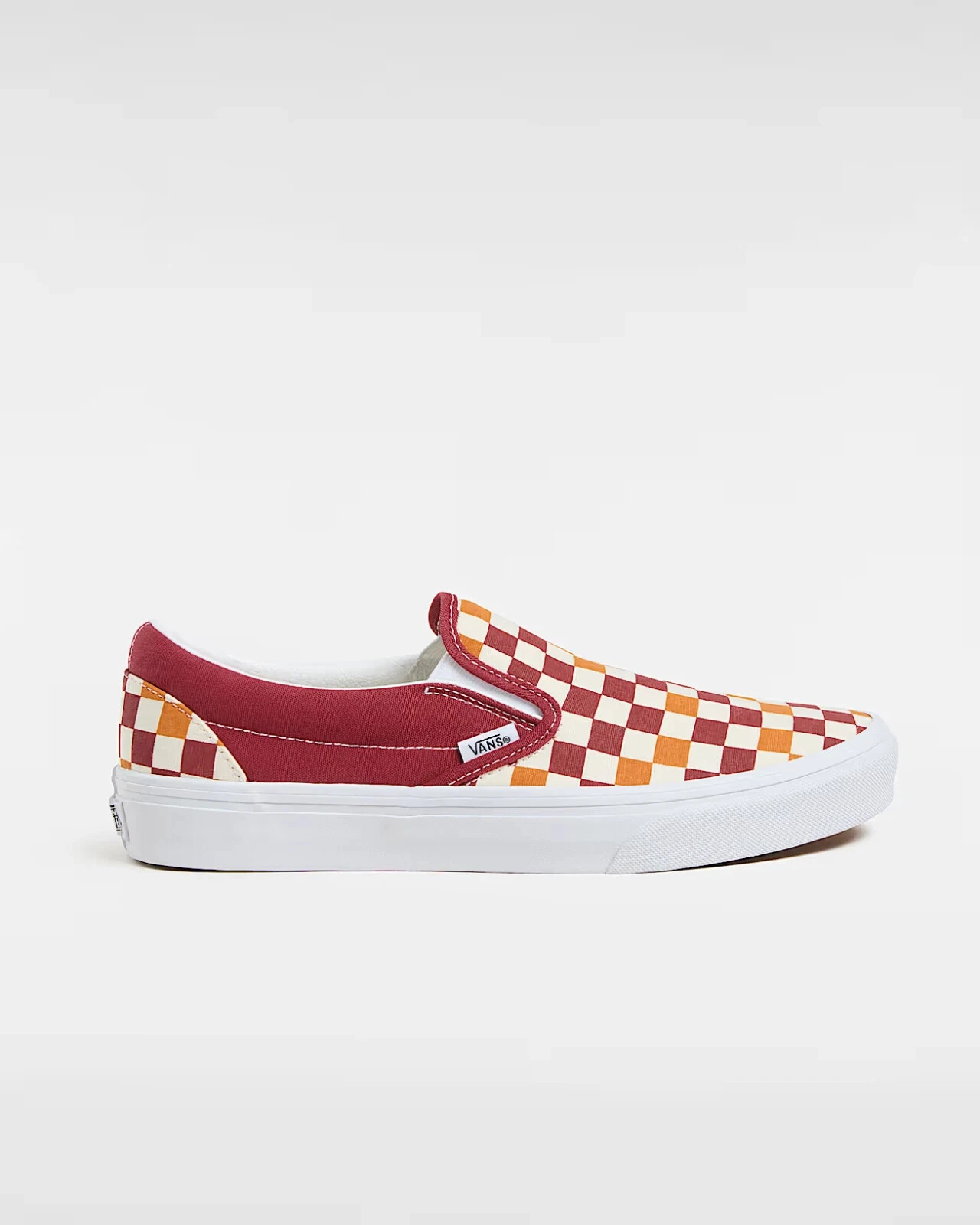 VANS Classic senza Lacci Icona Scarpe Rosse Bianco