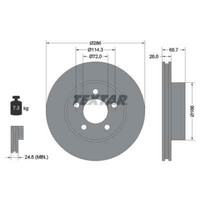 Textar 2X Bremsscheibe 92169003